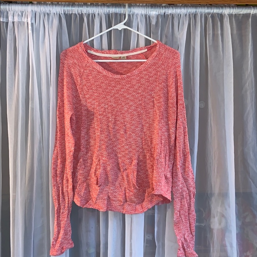 Pink sweater shirt
